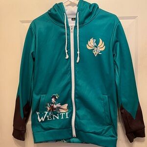 Venti Cosplay Hoodie From The Game Genshin Impact